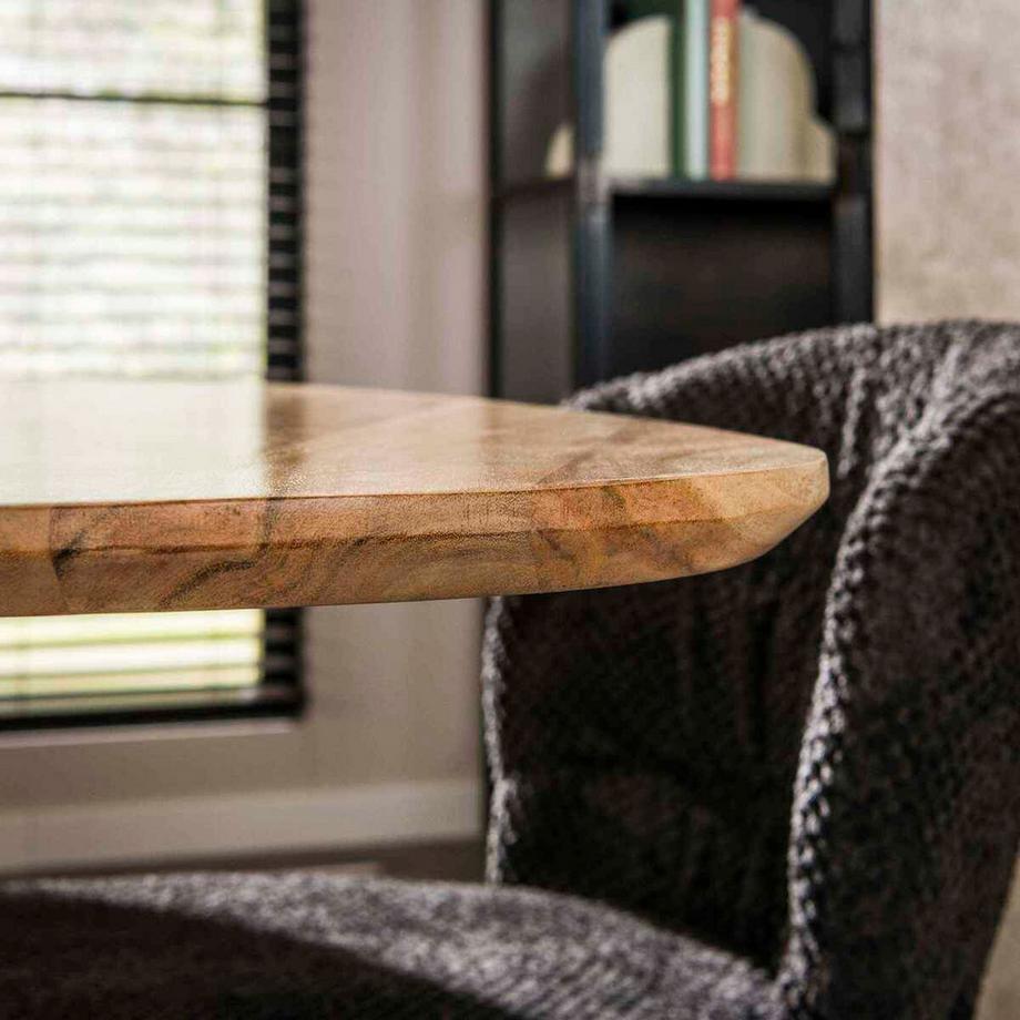 mutoni Esstisch Triangle Akazie natur 135x135  