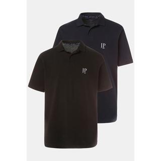 JP1880  Poloshirts, Basic, 2er-Pack, Piqué, gekämmte Baumwolle 