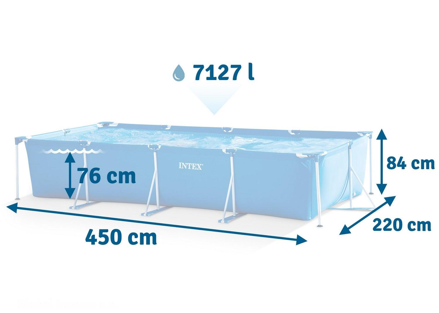 B2X  Piscina da giardino con cornice 