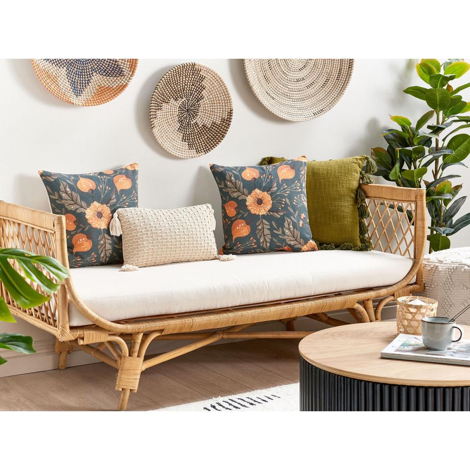 Beliani Dekokissen 2er Set aus Polyester Boho SOTOL  