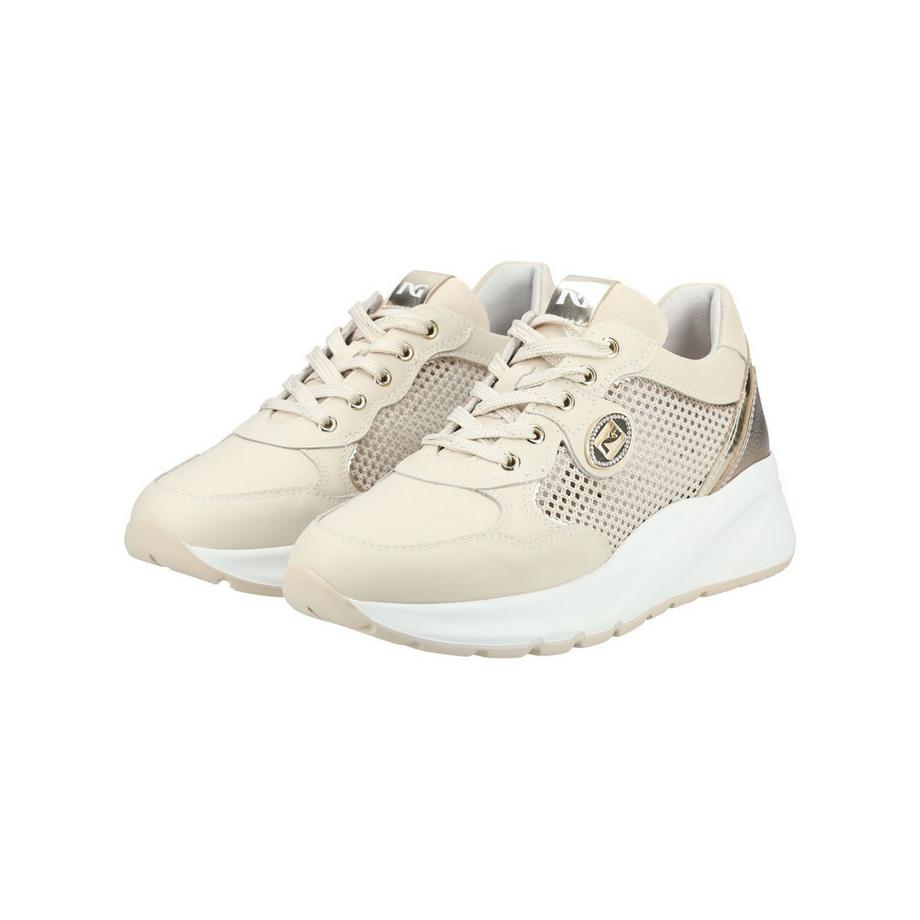 Nero Giardini Sneaker avec panneau en mesh et accents métalliques  