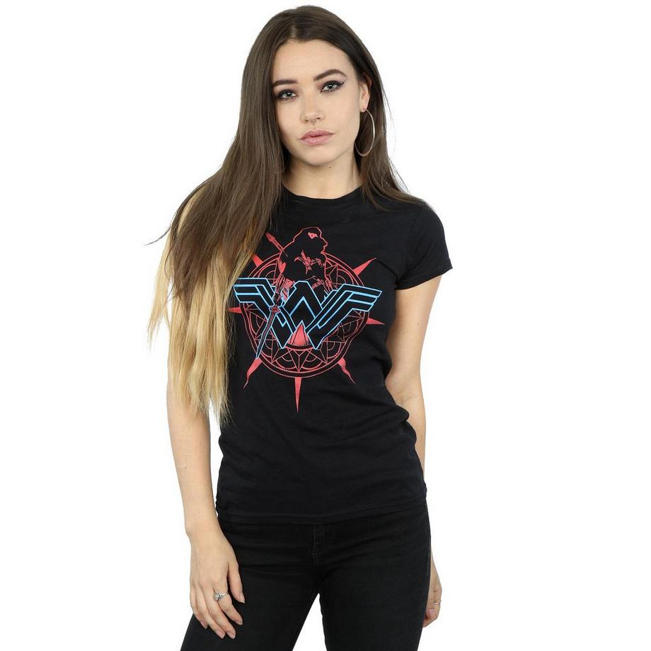 DC COMICS Wonder Woman Neon Logo T-Shirt  