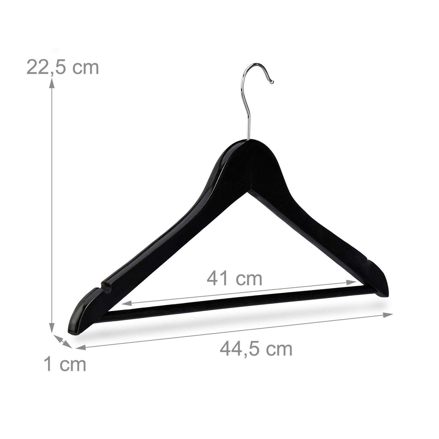 B2X Kleiderbügel Holz 10er Set  