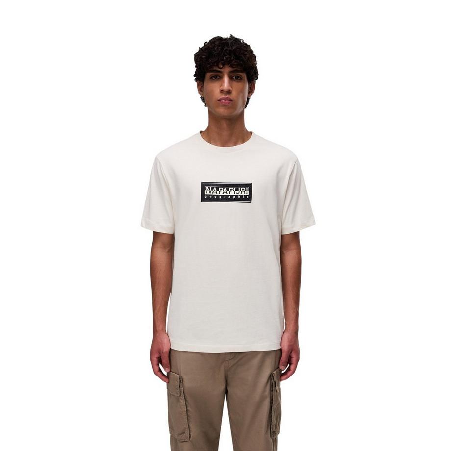 NAPAPIJRI T-Shirt Graphique Logo Rectangulaire  