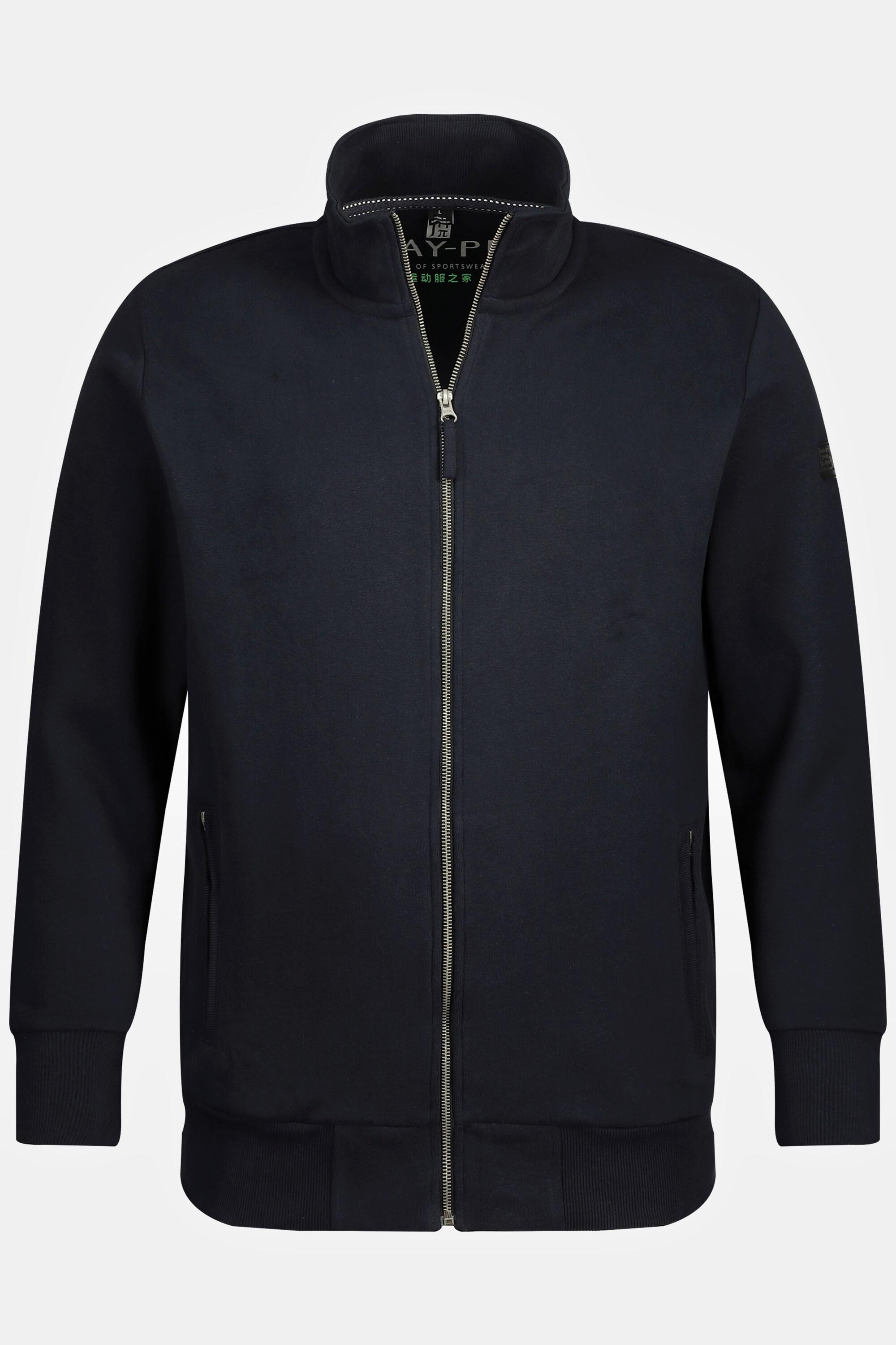 JP1880 Sweatjacke Stehkragen  