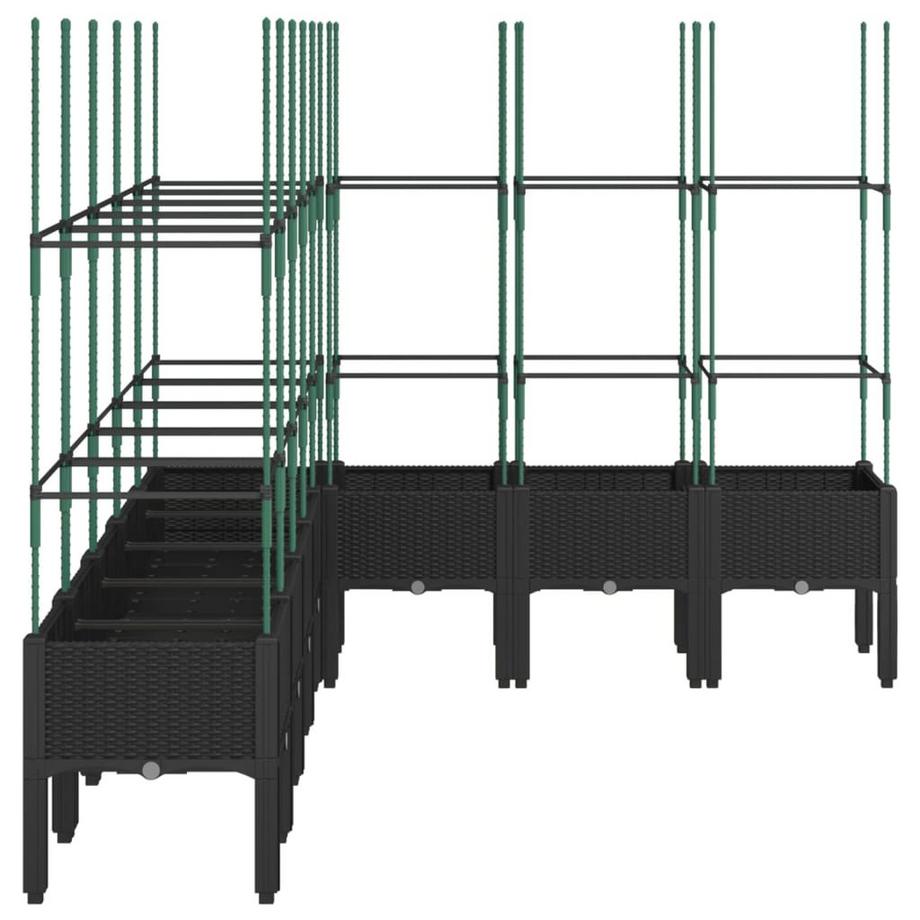 VidaXL Jardinière polypropylène  