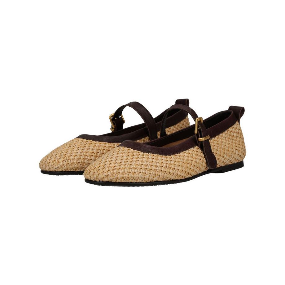 Marc O'Polo Geflochtene Mary Jane Ballerinas  