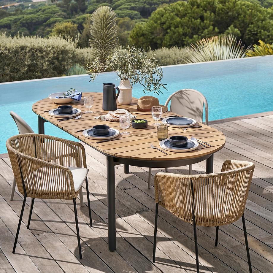 La Redoute Intérieurs 2er-Set Gartenstühle Virena  