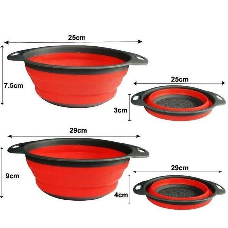 eStore Ensemble de passoire pliante  