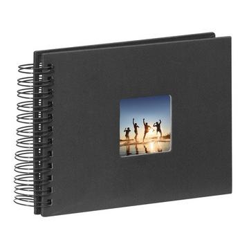 HAMA Spiralalbum Fine Art 90150 240x170mm, schwarz 25 Blatt