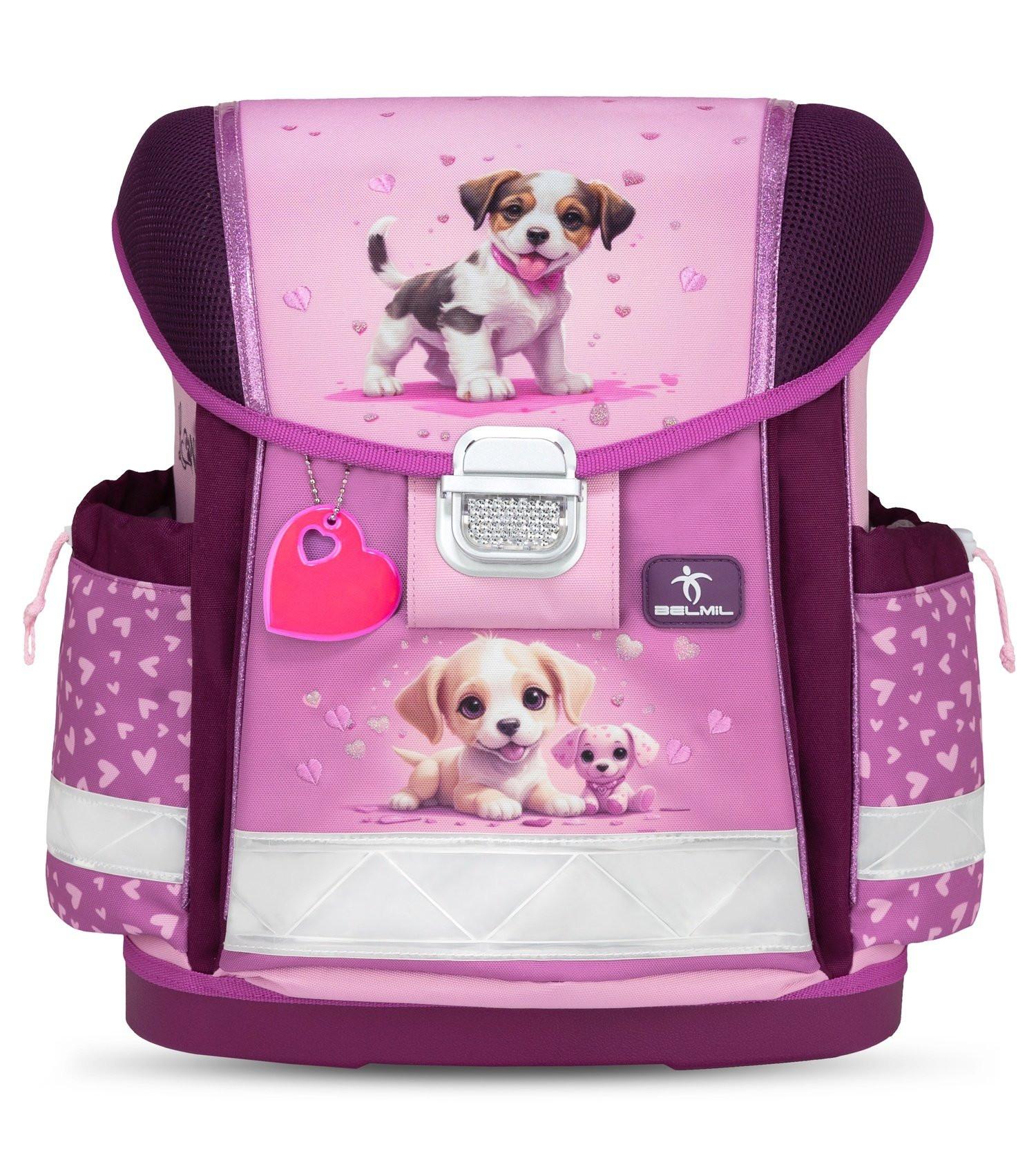 Belmil  CLASSY Schulrucksack-Set Little Puppies 