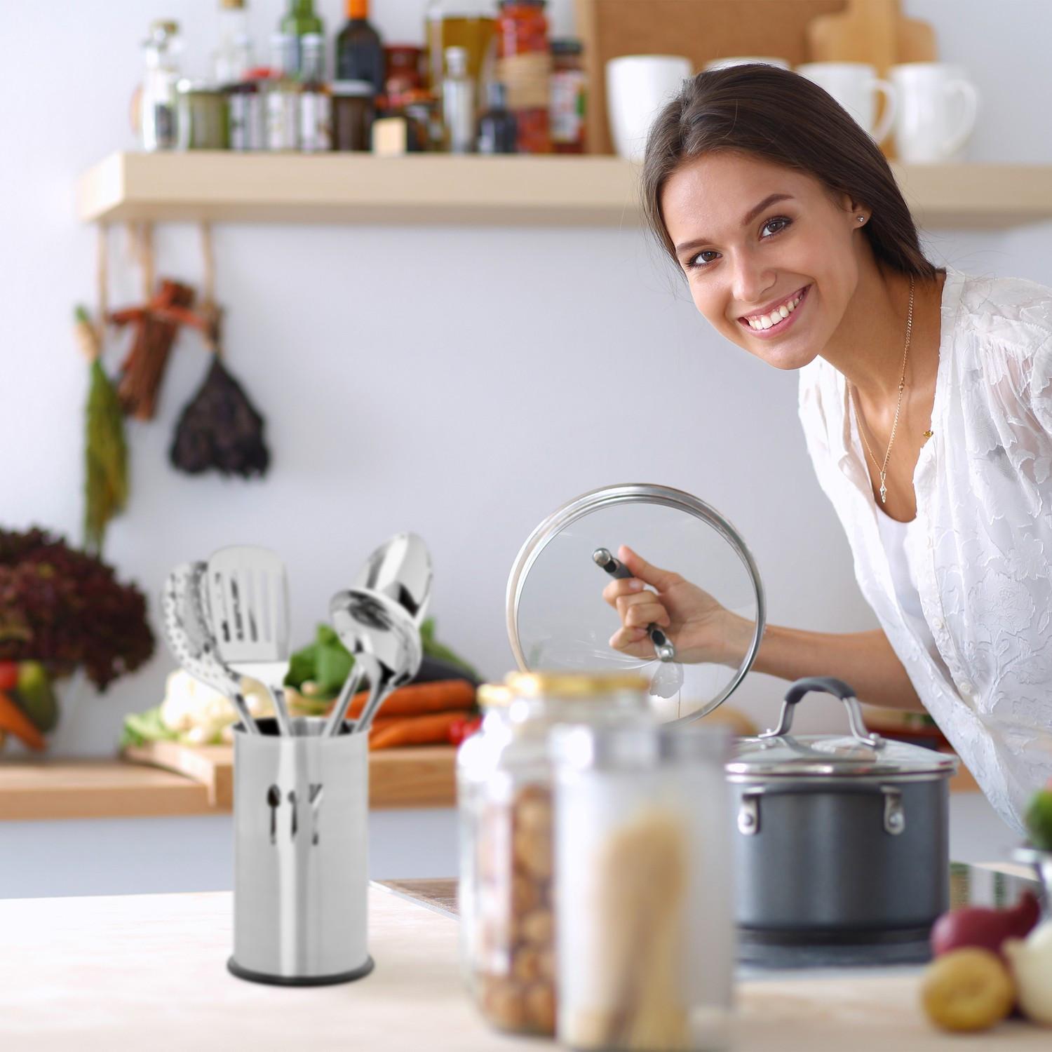 Northix Utensili da cucina in acciaio inox  