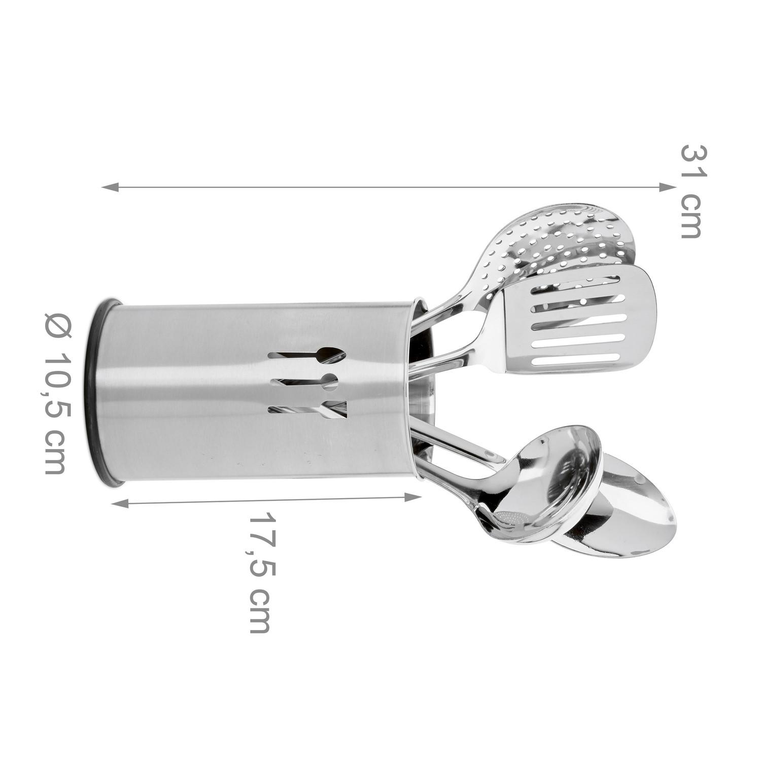 Northix Utensili da cucina in acciaio inox  