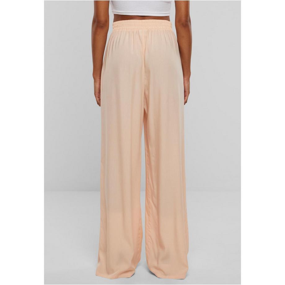 URBAN CLASSICS Viskose Hose mit weitem Bein  