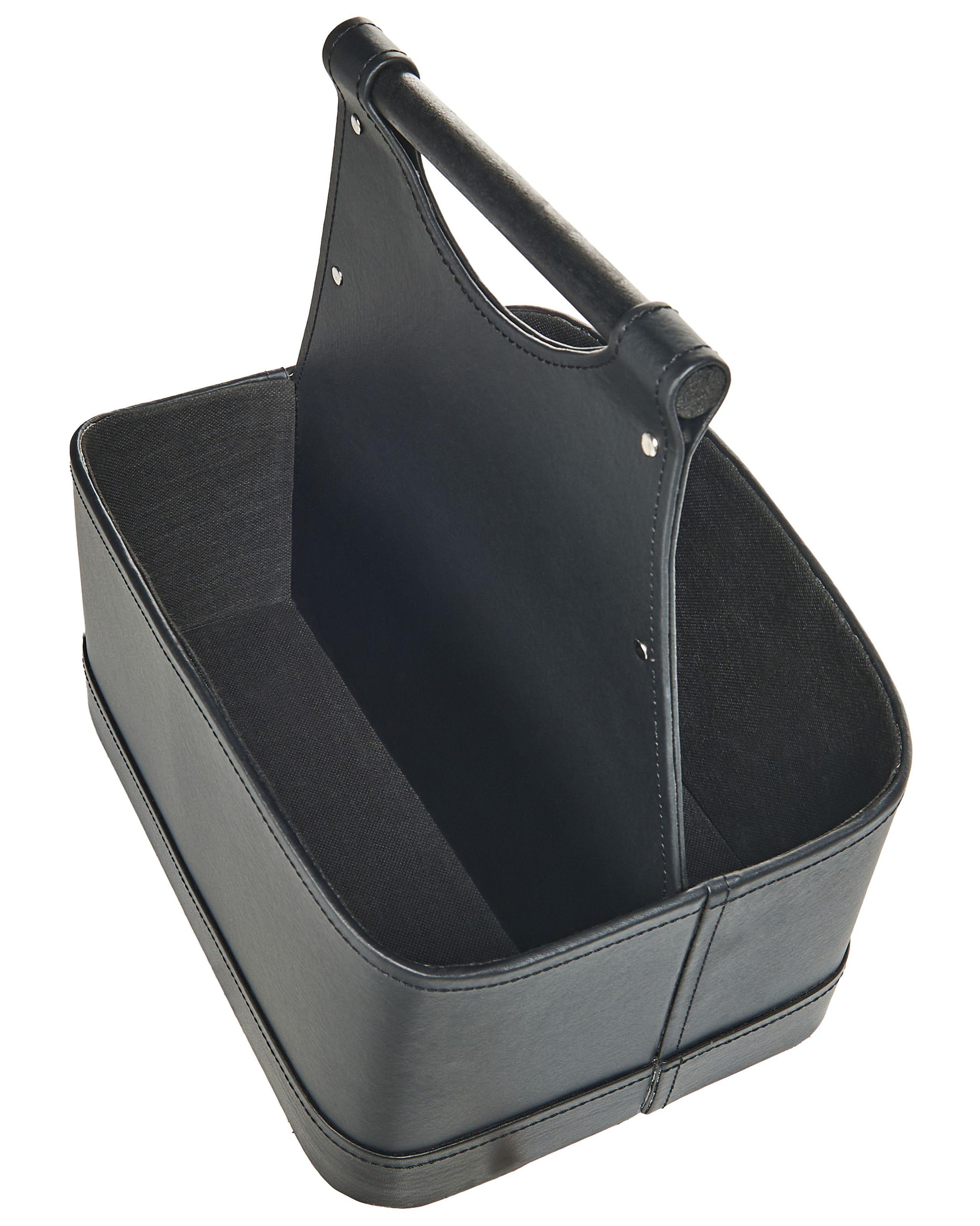 Beliani Korb, Büroaccessoires en Pelle sintetica Rustico URUK  