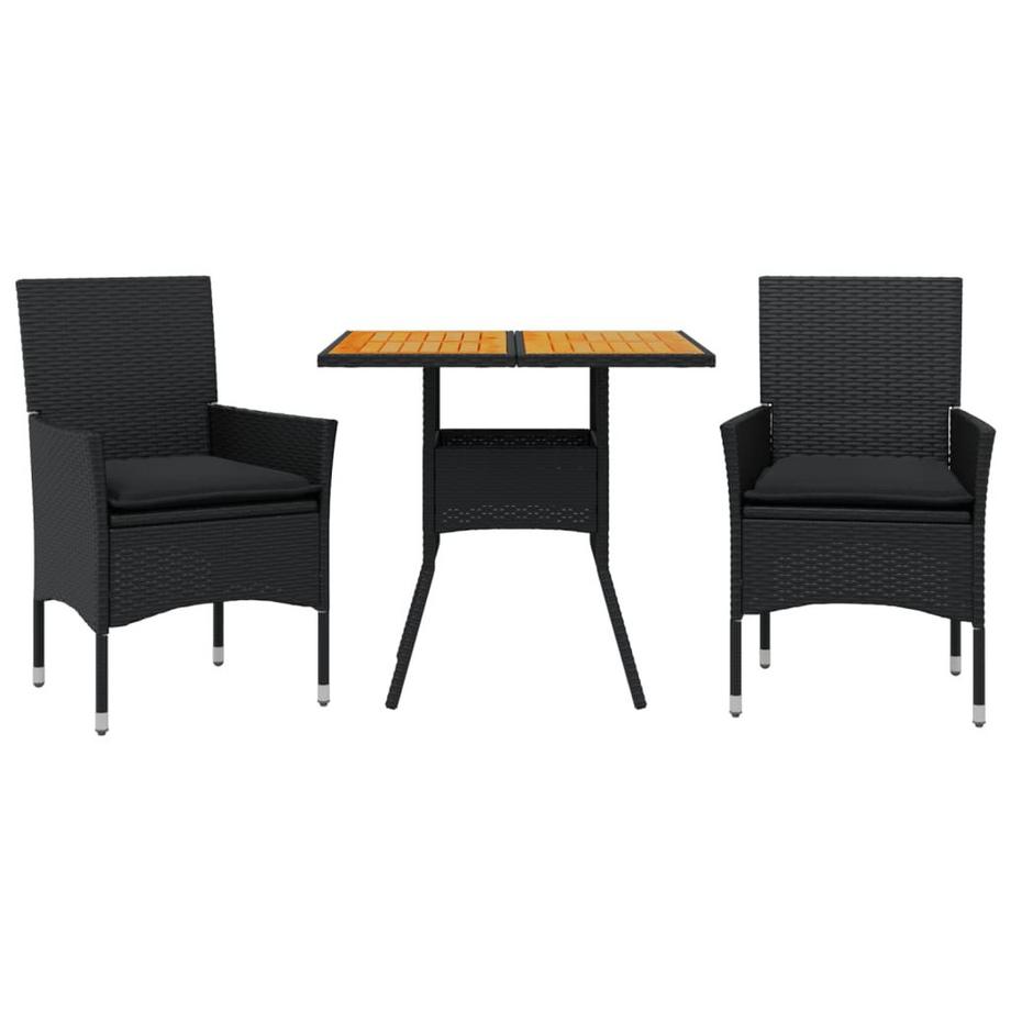 set da pranzo da giardino Polirattan