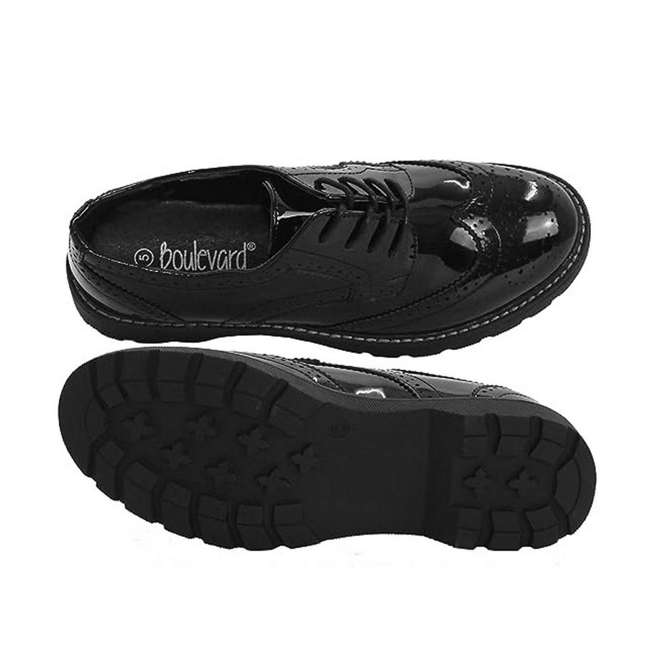 Boulevard de beauté Brogue Oxford Schuhe mit Niedrigem Absatz  