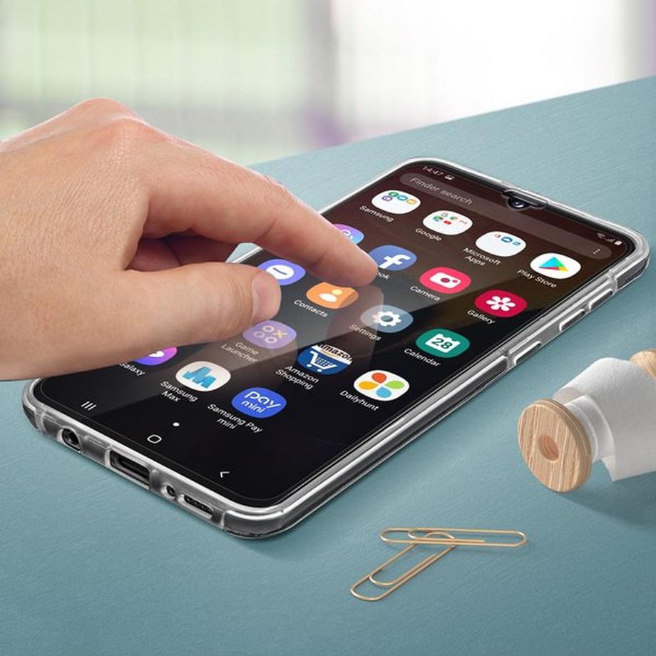 Avizar  Full Cover Galaxy A40 Transparent 