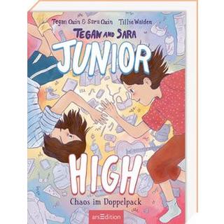 Tegan and Sara: Junior High - Chaos im Doppelpack Quin, Sara; Quin, Tegan; Walden, Tillie (Illustrationen); Walder, Vanessa (Übersetzung) Copertina rigida 