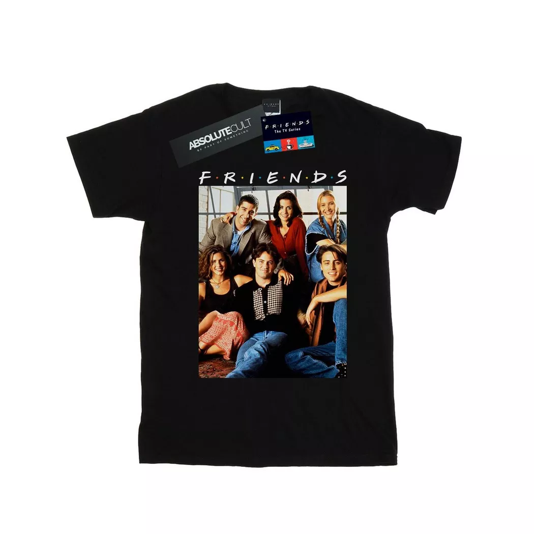 Friends - TShirt, für Damen, Schwarz, Größe S