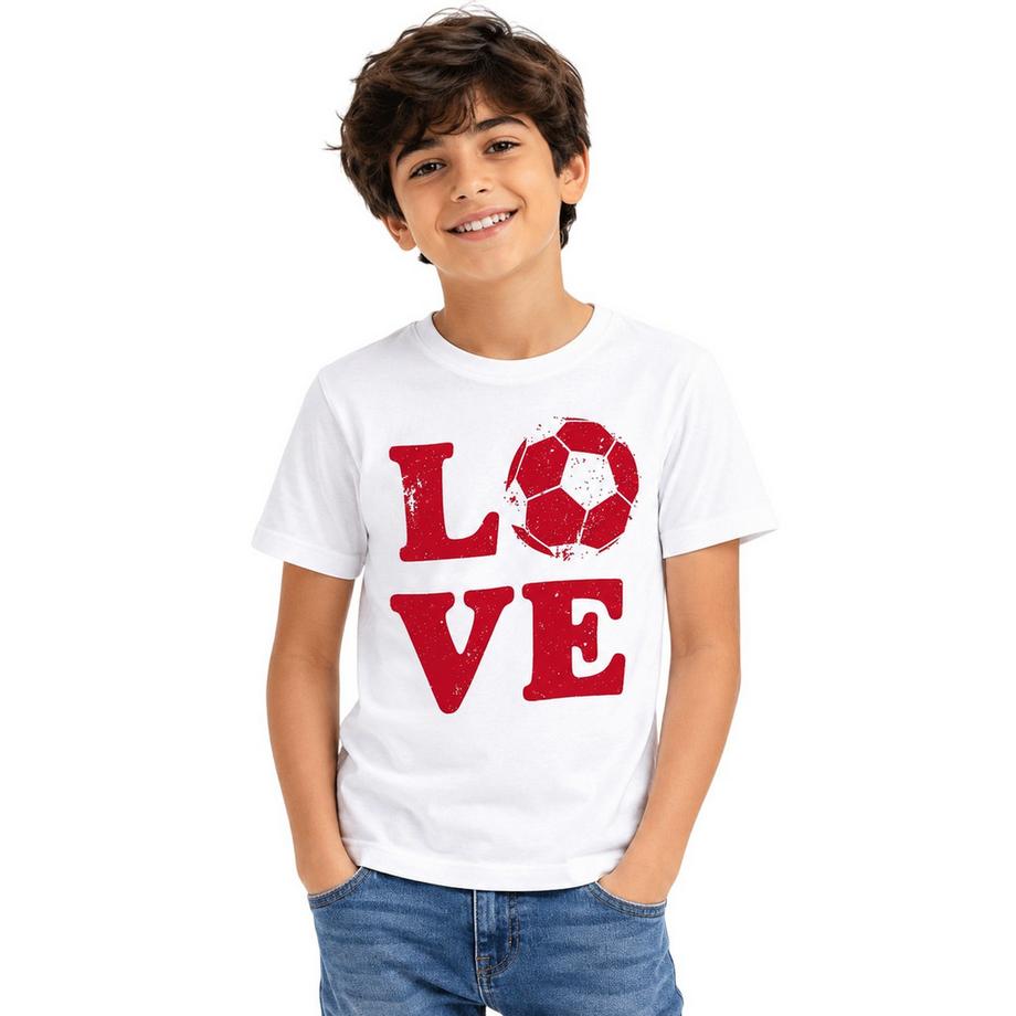 Gildan  Love Maglietta Calcio Inghilterra 