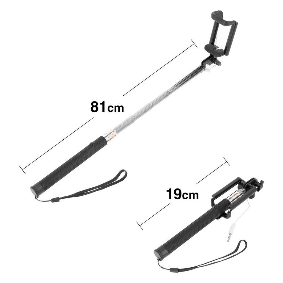 Avizar  Selfie-Stick Mit 3.5mm Klinkenstecker 