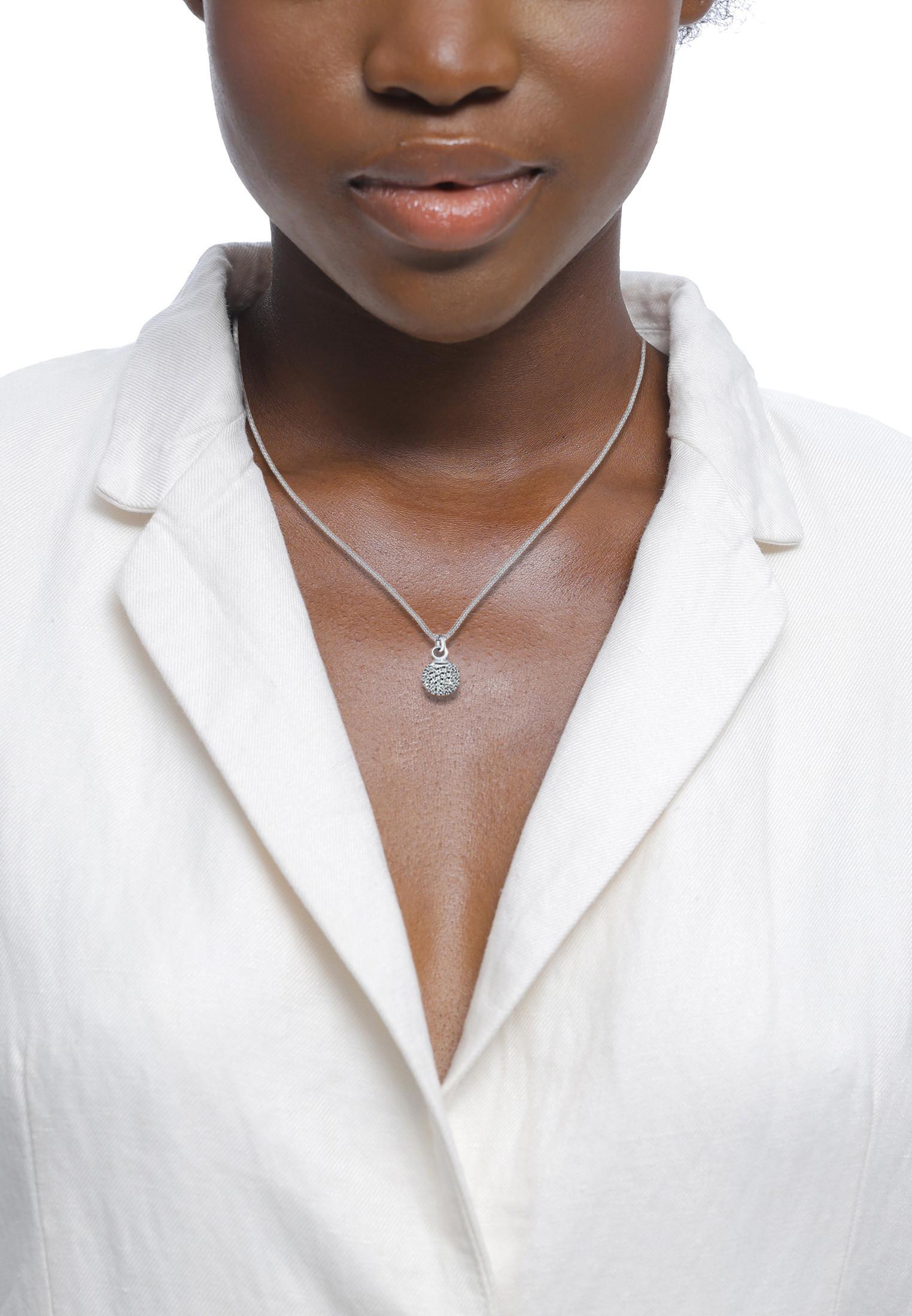 Elli  Halskette Kugel Kristalle 