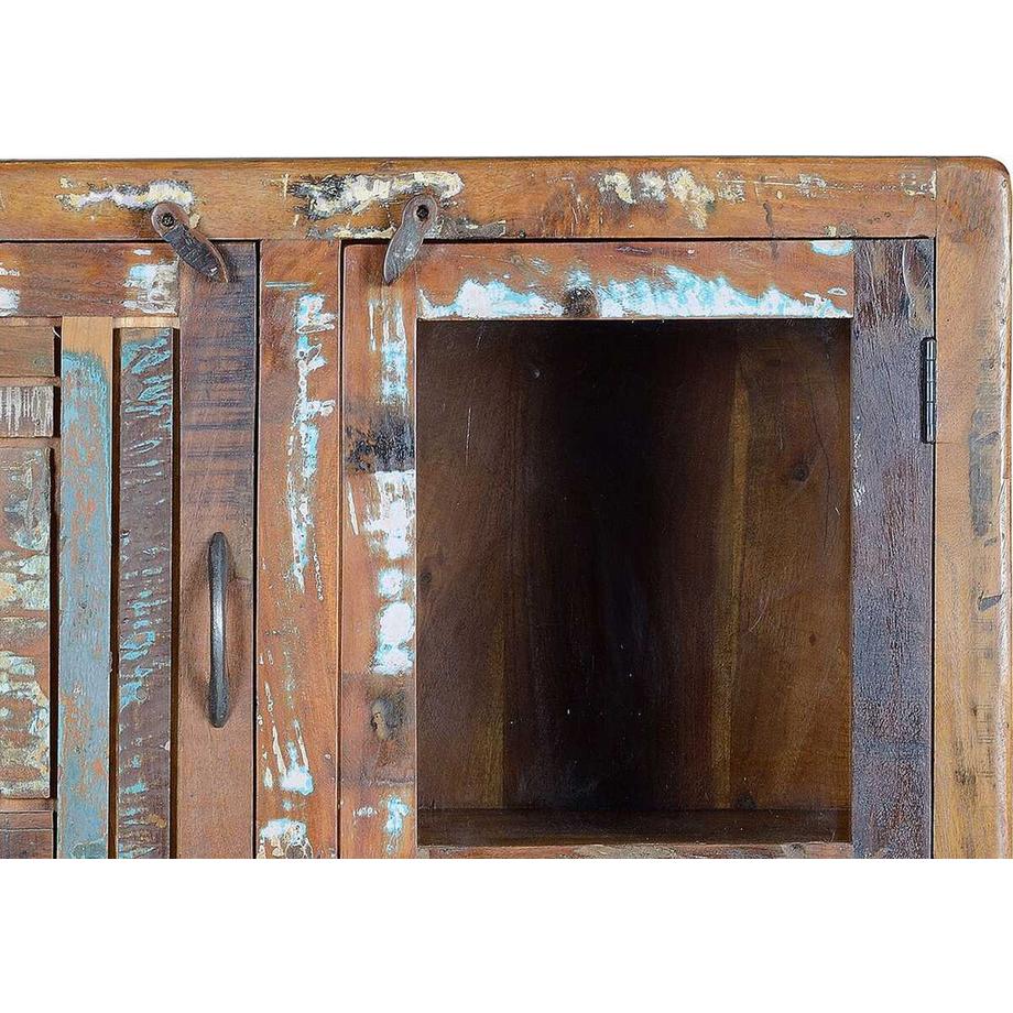 mutoni Vitrinenschrank Xela Holz recycelt multicolor 90x1  