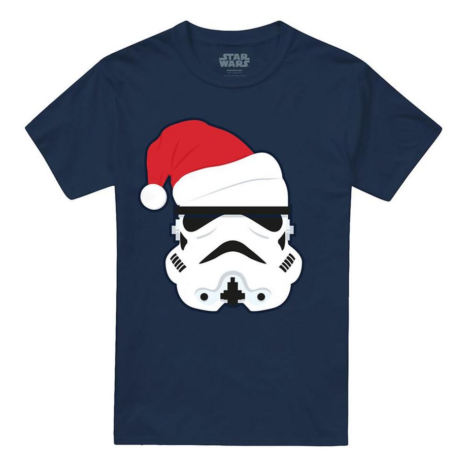 Maglietta Natale Stormtrooper Cappello Da Babbo Natale