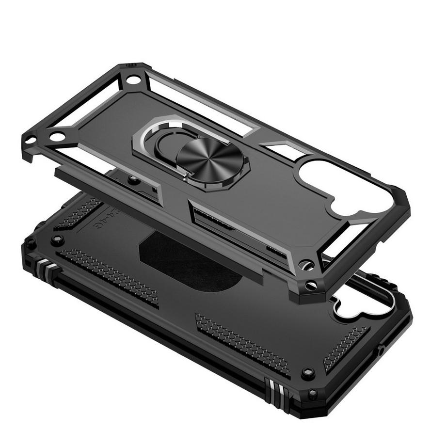 Avizar  Cover anello Samsung Galaxy S23 FE nera 