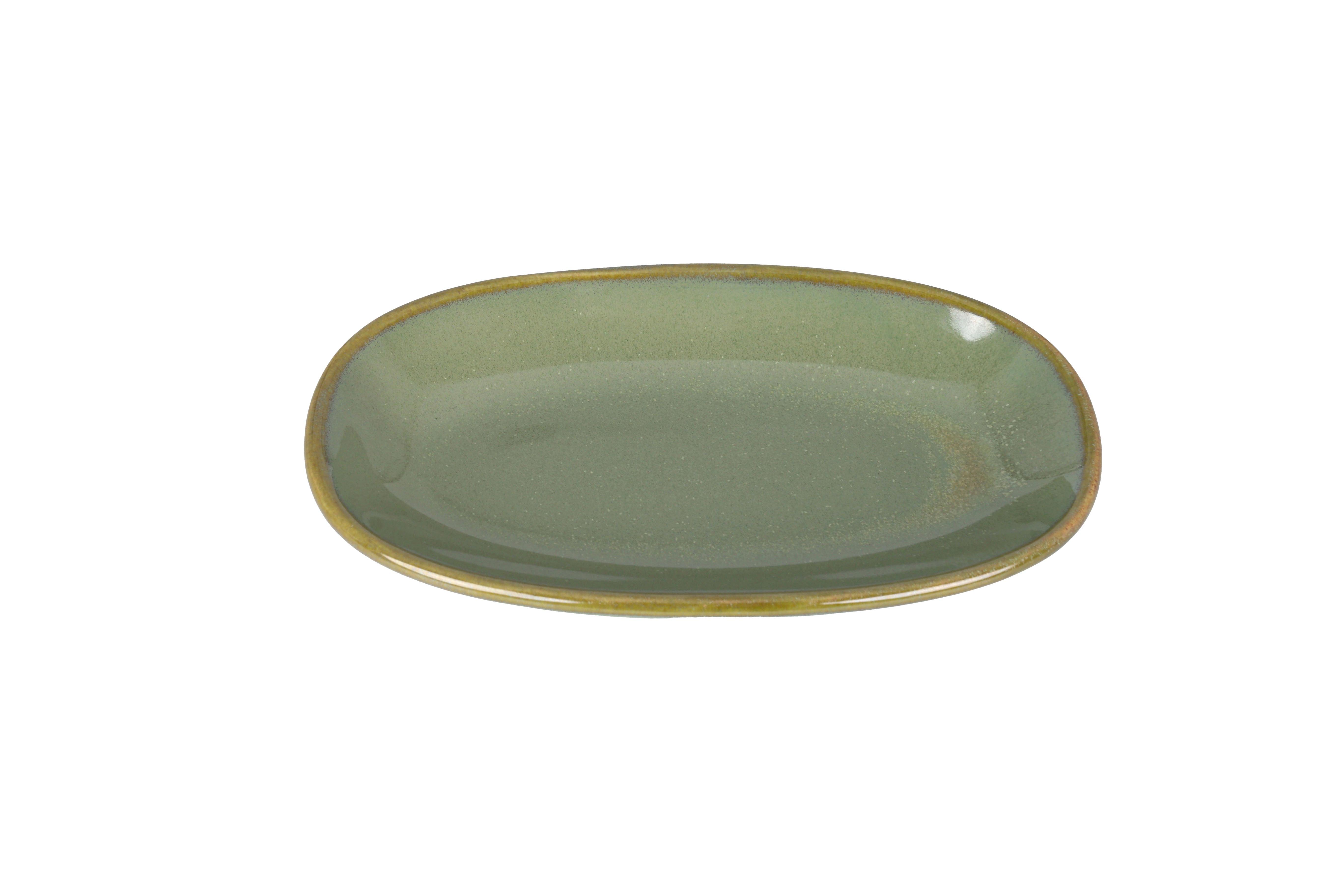 Bonna Assiette de service - Sage Hygge -  Porcelaine - lot de 2  