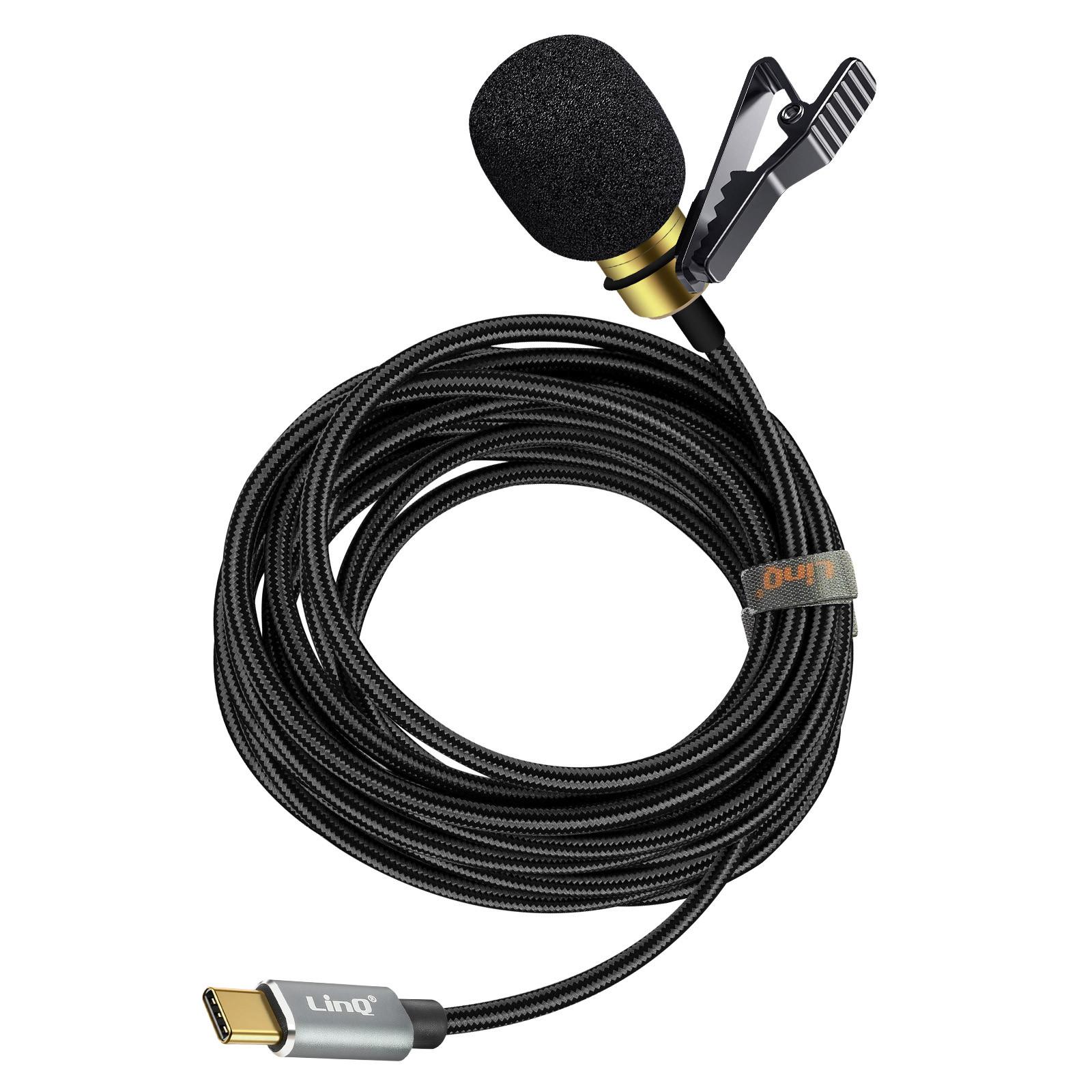 Avizar  USB-C Krawattenmikrofon + Kabel, 3m LinQ 