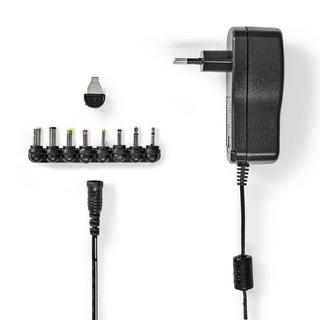 B2X  Nedis Universal-Netzteil, 8 Stecker – Schwarz 