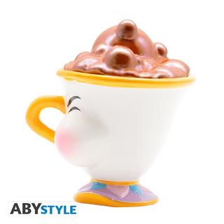 Abystyle Disney La Bella e la Bestia Tazza 3D 460ml: Chip w/Bubble  