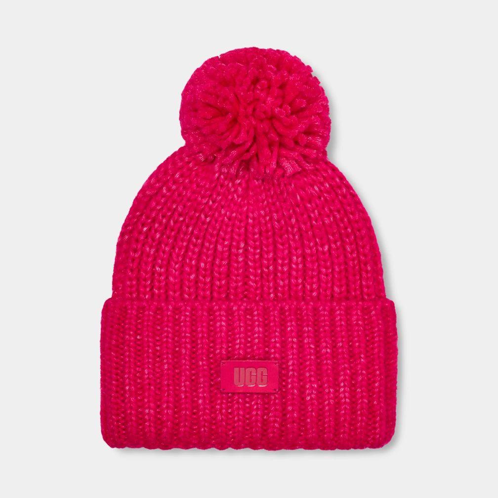 UGG  K's CHUNKY POM CUFF HAT 