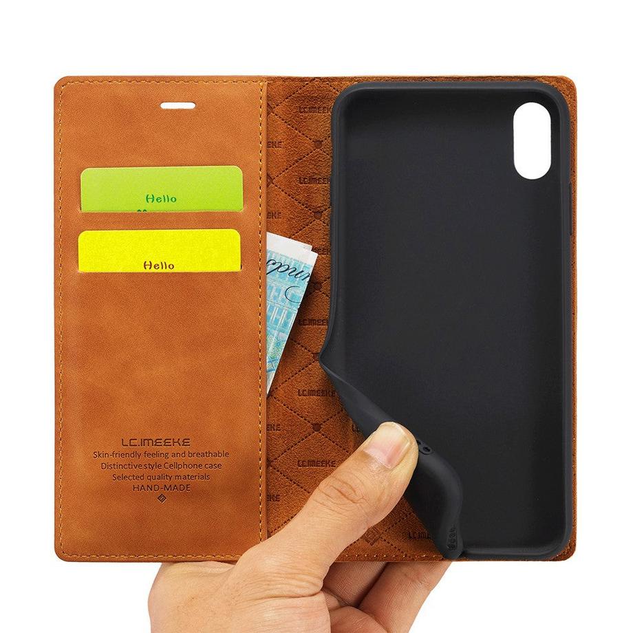 Cover-Discount  iPhone Xs / X - Stand Flip Case Hülle 