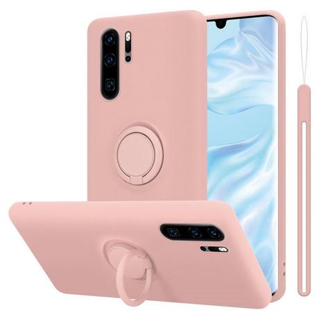 Cadorabo  Hülle für Huawei P30 PRO TPU Silikon mit Ring Liquid 