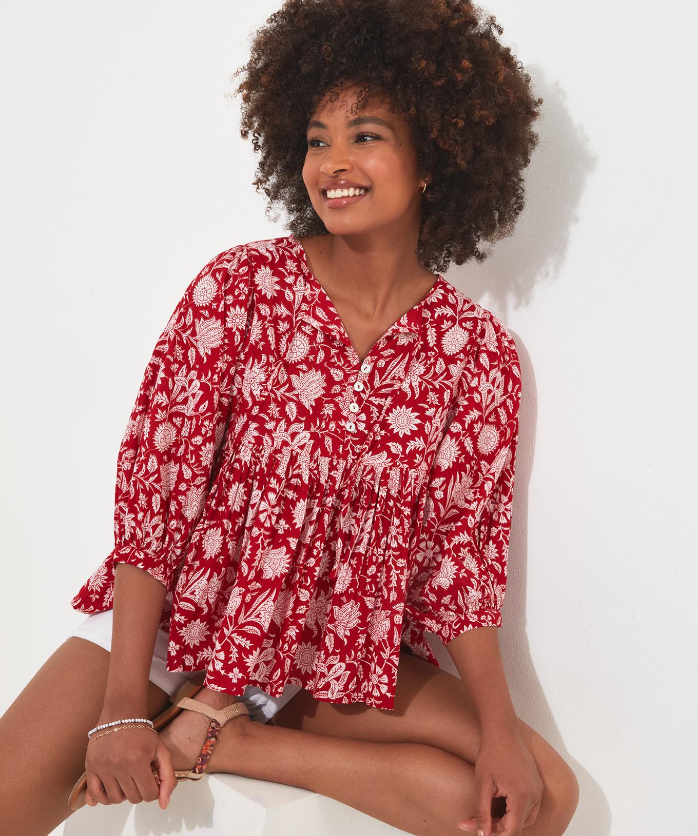 Joe Browns  Luftige Oversize-Bluse mit Blumenmuster 