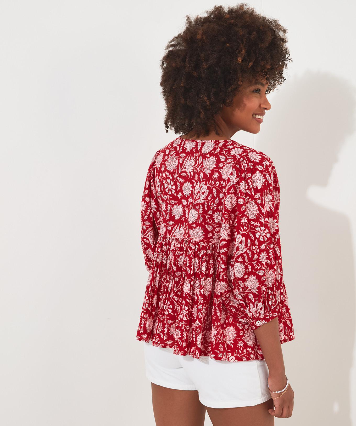 Joe Browns  Luftige Oversize-Bluse mit Blumenmuster 