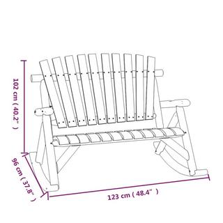 VidaXL set salotto da giardino Legno  