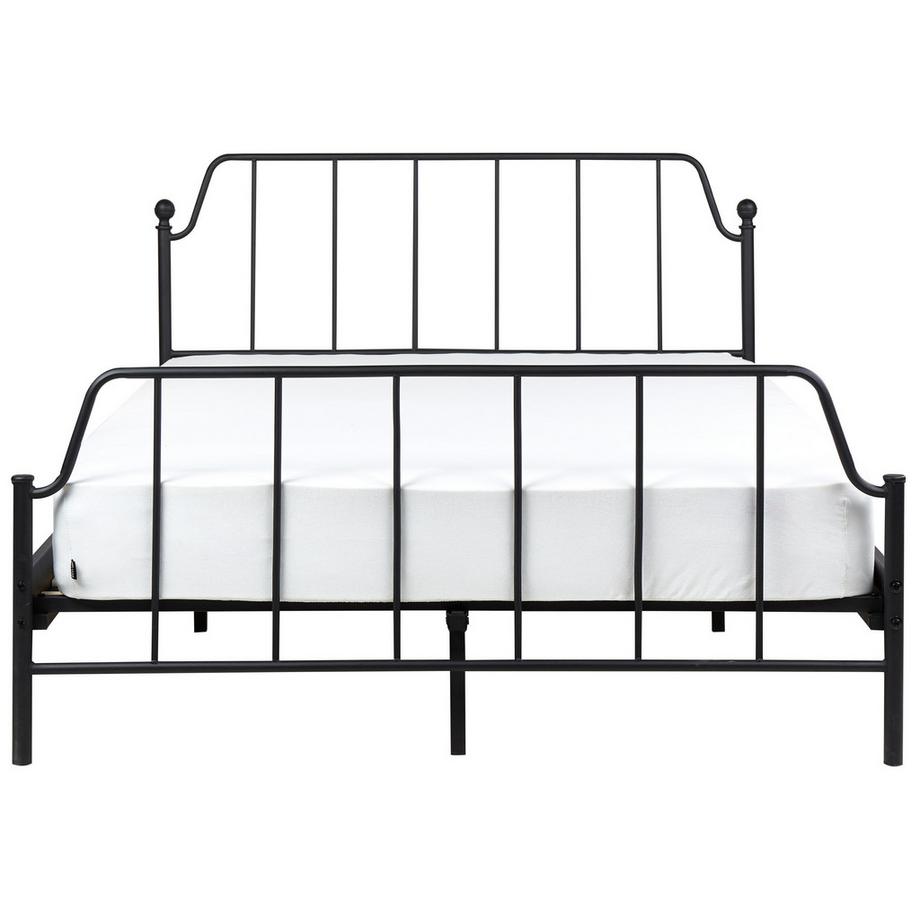 Beliani Lit avec sommier en Métal  MAURESSAC  