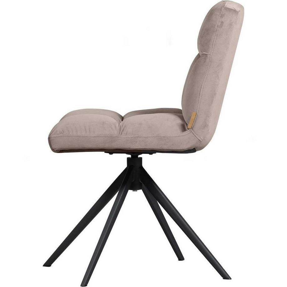 mutoni Drehstuhl Vinny Velvet sand  