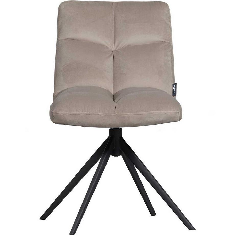 mutoni Drehstuhl Vinny Velvet sand  