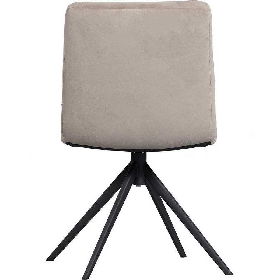 mutoni Drehstuhl Vinny Velvet sand  