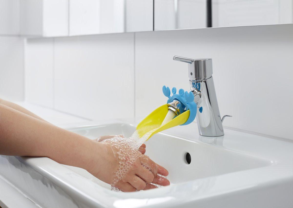 diaqua Wasserhahnverlängerung Kids Bastie, gelb/pink  