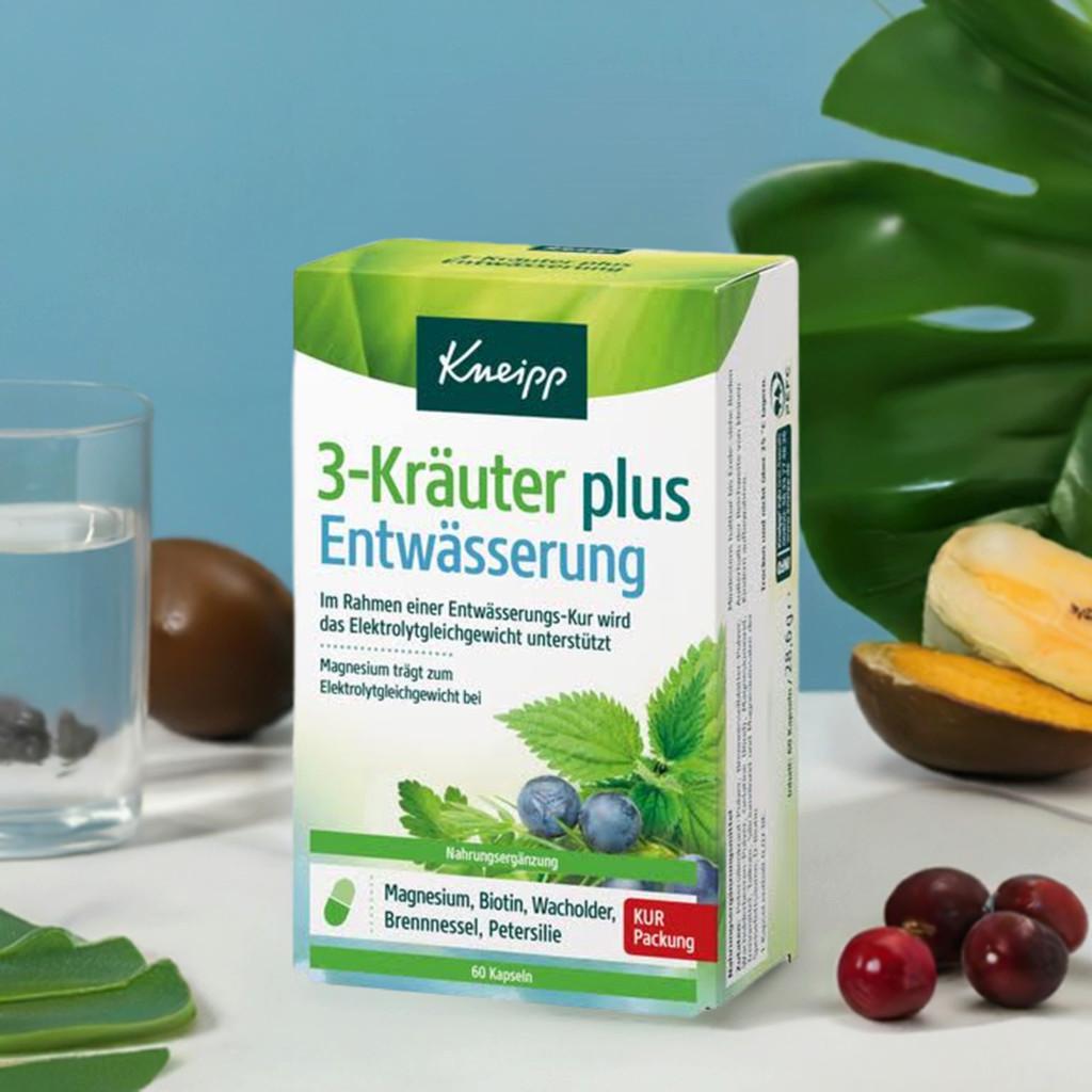 Kneipp  3 Kräuter Entwässerungskapseln 