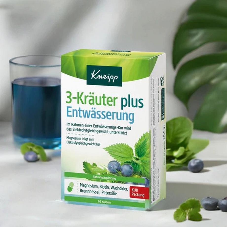 Kneipp  3 Kräuter Entwässerungskapseln 