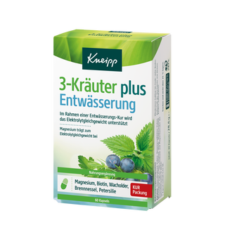 Kneipp  3 Kräuter Entwässerungskapseln 