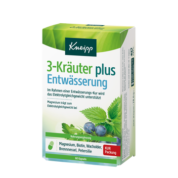 Kneipp 3 Kräuter Entwässerungskapseln