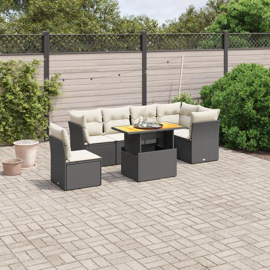 VidaXL Garten sofagarnitur poly-rattan  